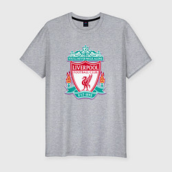 Футболка slim-fit Liverpool fc sport collection, цвет: меланж