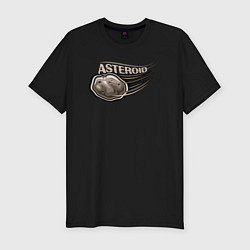 Футболка slim-fit Asteroid, цвет: черный