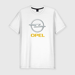 Футболка slim-fit Opel sport auto, цвет: белый