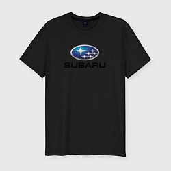 Футболка slim-fit Subaru sport auto, цвет: черный