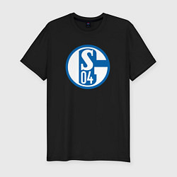 Футболка slim-fit Schalke 04 fc club, цвет: черный