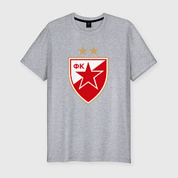 Футболка slim-fit Црвена звезда сербия, цвет: меланж