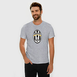 Футболка slim-fit Juventus sport fc, цвет: меланж — фото 2