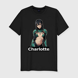 Футболка slim-fit Charlotte, цвет: черный