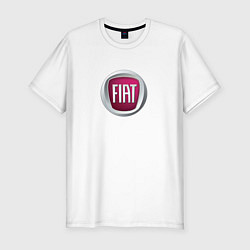 Футболка slim-fit Fiat Italy, цвет: белый