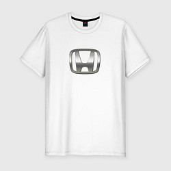 Футболка slim-fit Honda sport auto silver, цвет: белый