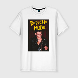 Футболка slim-fit Depeche Mode Dave, цвет: белый