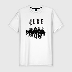 Футболка slim-fit The Cure - A Band, цвет: белый