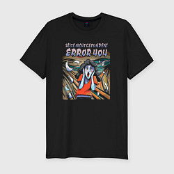 Футболка slim-fit Seite night gefunden error 404, цвет: черный