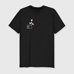 Футболка slim-fit Depeche Mode - Enjoy The Silence красная роза, цвет: черный