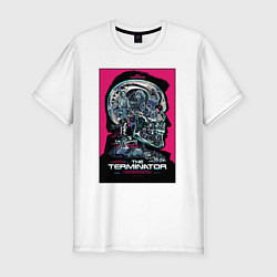 Футболка slim-fit Terminator 1, цвет: белый