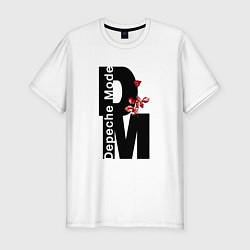 Футболка slim-fit Depeche Mode - Rose Violator, цвет: белый