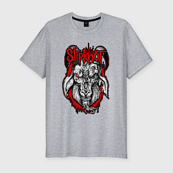 Футболка slim-fit Slipknot - rotten goat, цвет: меланж