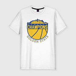 Футболка slim-fit Champions Golden State, цвет: белый