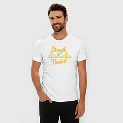 Футболка slim-fit Golden State strenght, цвет: белый — фото 2