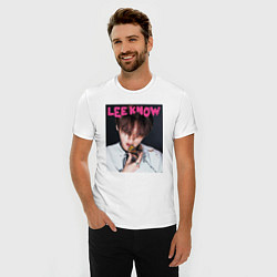 Футболка slim-fit Lee Know Rock Star Stray Kids, цвет: белый — фото 2