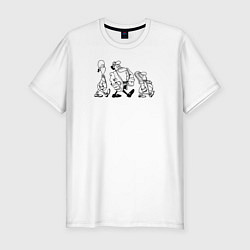 Футболка slim-fit Доктор ливси идёт под фонк, цвет: белый