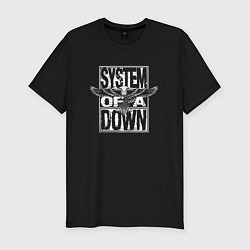 Футболка slim-fit System of a Down metal band, цвет: черный