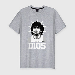 Футболка slim-fit Dios Diego Maradona, цвет: меланж