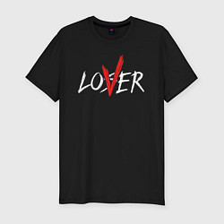 Футболка slim-fit Loser - lover, цвет: черный