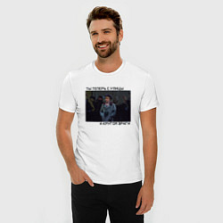Футболка slim-fit Кругом враги рисунок, цвет: белый — фото 2