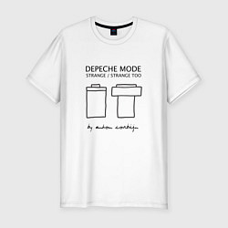 Футболка slim-fit Depeche Mode - Strange - Strange Too, цвет: белый