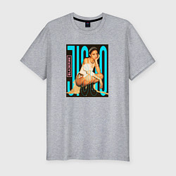 Футболка slim-fit Jisoo fun, цвет: меланж