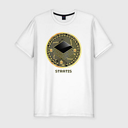 Футболка slim-fit STRATIS крипта, цвет: белый