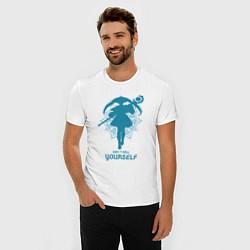 Футболка slim-fit Frieren dont kill yourself, цвет: белый — фото 2