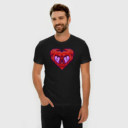 Футболка slim-fit Evil heart, цвет: черный — фото 2