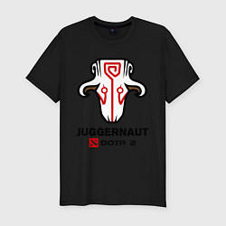 Футболка slim-fit Juggernaut Dota 2, цвет: черный