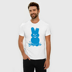 Футболка slim-fit Blue bunny, цвет: белый — фото 2