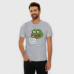 Футболка slim-fit Pepe feels good man, цвет: меланж — фото 2