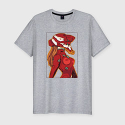 Футболка slim-fit Аска Лэнгли, цвет: меланж