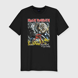 Футболка slim-fit Iron Maiden The Number Of The Beast 666, цвет: черный