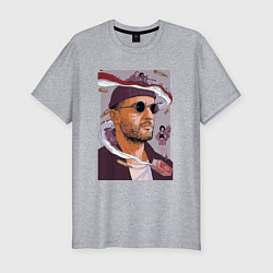 Футболка slim-fit Киллер, цвет: меланж