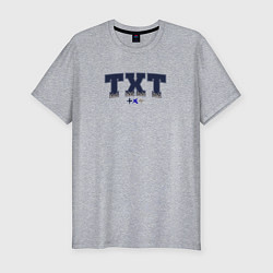 Футболка slim-fit TXT k-stars, цвет: меланж