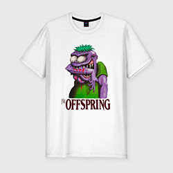 Футболка slim-fit The Offspring bite me, цвет: белый