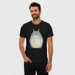 Футболка slim-fit Neighbor Totoro, цвет: черный — фото 2