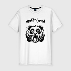 Футболка slim-fit Motorhead - rock panda, цвет: белый