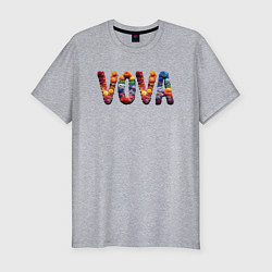Мужская slim-футболка Vova yarn art