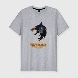 Футболка slim-fit The Witcher - Gwynbleidd, цвет: меланж