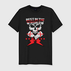 Футболка slim-fit Cm Punk Bullet Club, цвет: черный