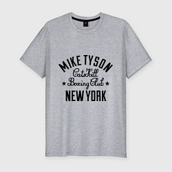 Футболка slim-fit Mike Tyson: New York, цвет: меланж
