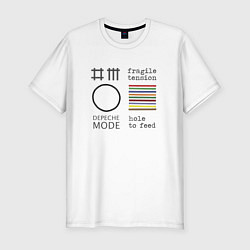 Футболка slim-fit Depeche Mode - Hole To Feed cover, цвет: белый
