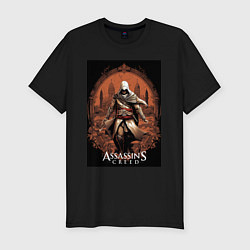 Футболка slim-fit Assassins creed древний Рим, цвет: черный