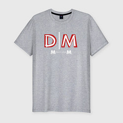 Футболка slim-fit Depeche Mode - Memento Mori logo new, цвет: меланж