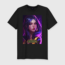 Футболка slim-fit League of Legends Kaisa Kda, цвет: черный