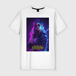 Футболка slim-fit League of Legends Kaisa Kda, цвет: белый