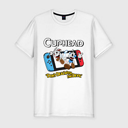 Футболка slim-fit Switch cuphead, цвет: белый